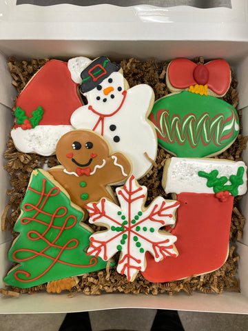 Christmas Cheer Cookie Box w/Bow In-store Pickup